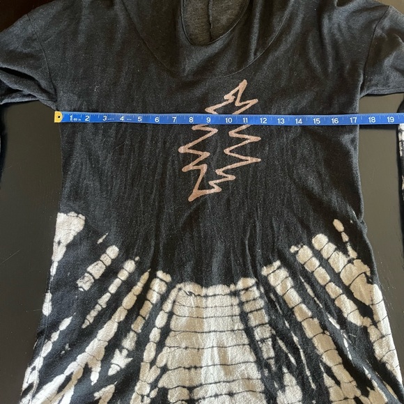 Grateful Dead tie dye custom handmade lightweight hoodie - Picture 6 of 10